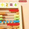 Wooden Number Arithmetic Abacus Colorful Beads Early Math Learning Toy  3-6 Year Olds Toys