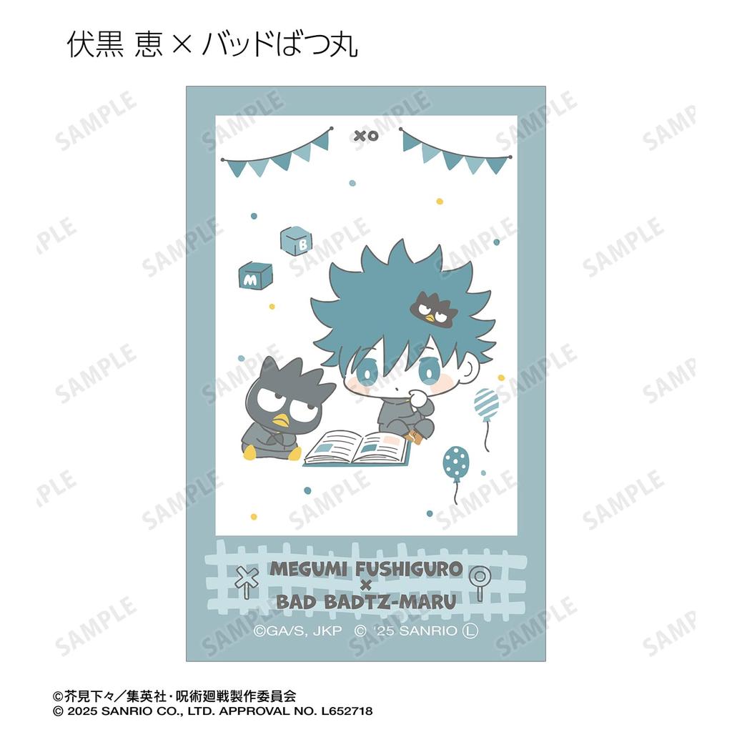 Jujutsu Kaisen x Sanrio Characters Торговые иллюстрационные карточки в стиле моментальной камеры, коробка из 10 штук