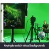 Green Screen Backdrop Double Thickness Non-fading Soft Opaque Washable Short Video Props Vertical