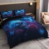 3PC Halloween Skull Printed Bedding Set for Four Seasons Coreless Soft Comfortable Multiple Sizes, Machine Washable