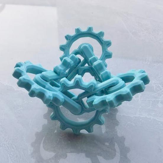 Игрушка-спиннер Infinity Gear для снятия стресса и тревоги, для концентрации внимания, вращающаяся, скручивающаяся, перекидывающаяся, с шестеренками, для детей, подростков, взрослых, портативная