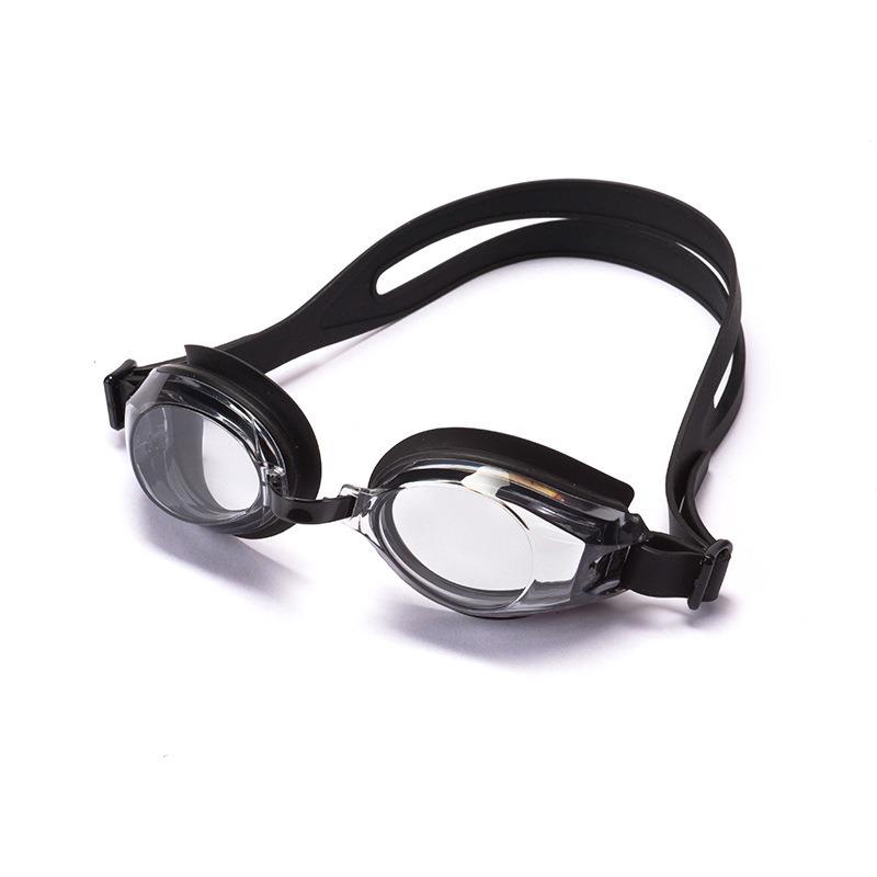 Two-tone spliced swimming goggles, anti-fog, waterproof, professional training swim goggles for men and women, adult style, fashionable and colorful