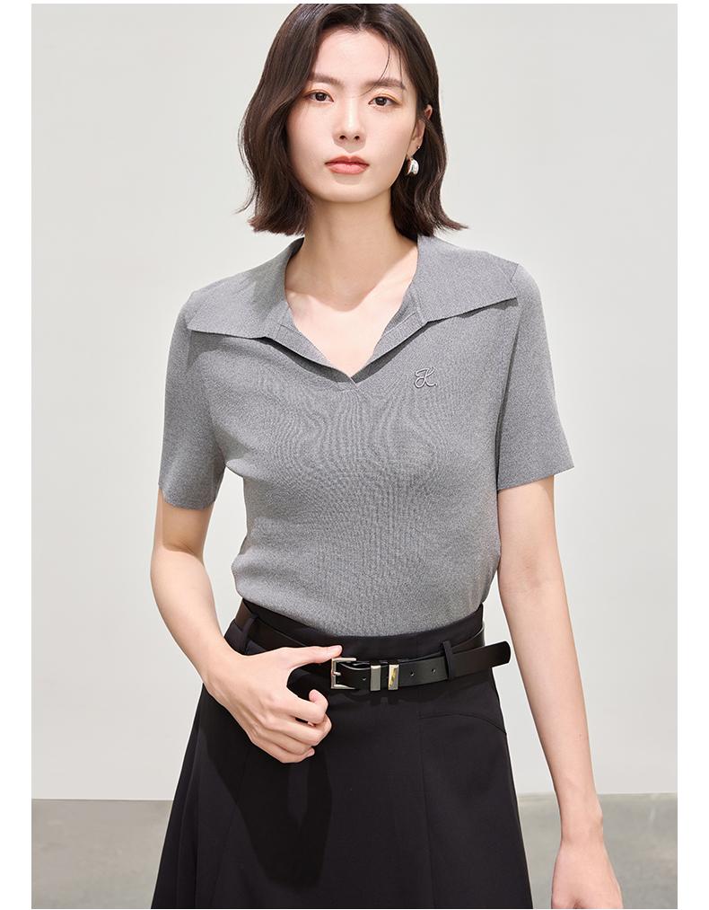 Heavenly Silk Waist Drawn Knitted Sweater