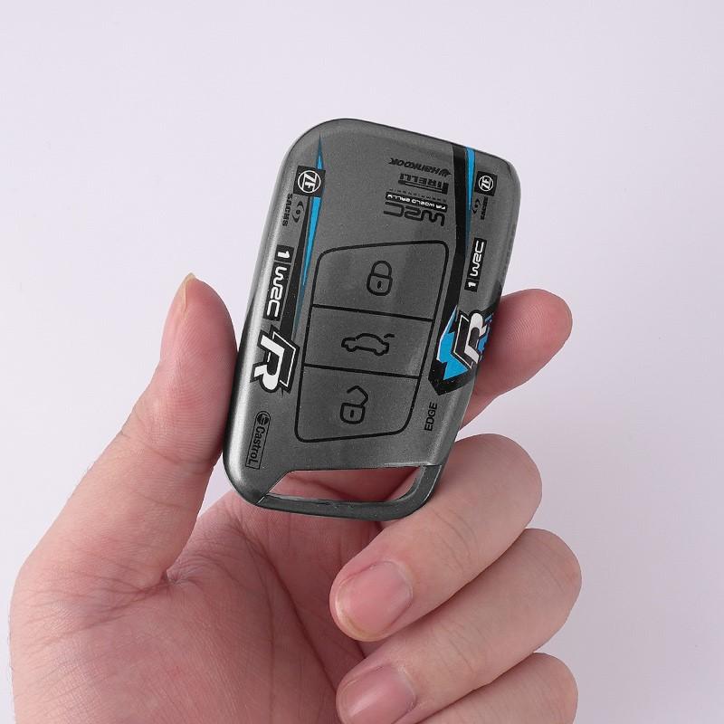 New TPU Car Remote Key Case Cover Protector Shell Fob For VW Volkswagen Passat B8 Tiguan Magotan Golf Auto Keychain Accessories zf5