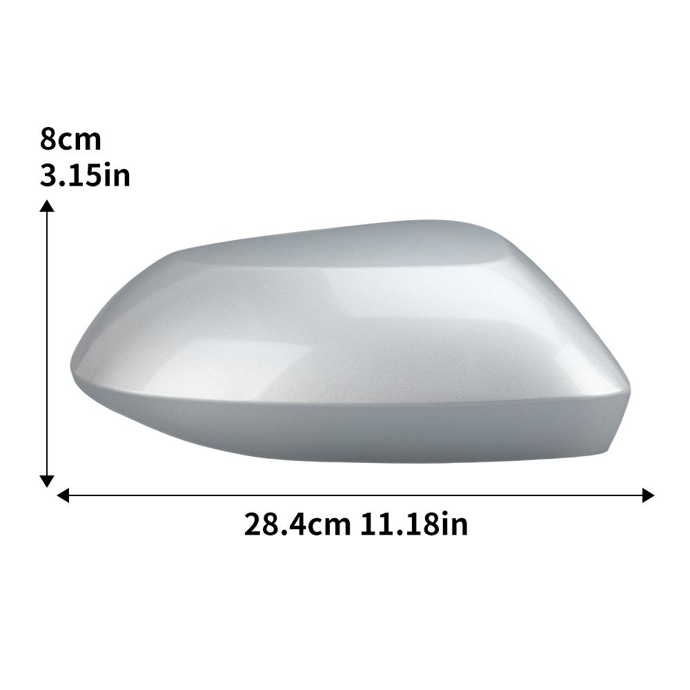 Door Mirror Cover Cap For Toyota Yaris 2024 Silver Rearview Side Mirror Housing Cover Cap Car Accessories
