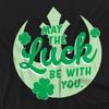 STAR WARS Унисекс Взрослая Футболка Luck Rebel Sign на День Святого Патрика