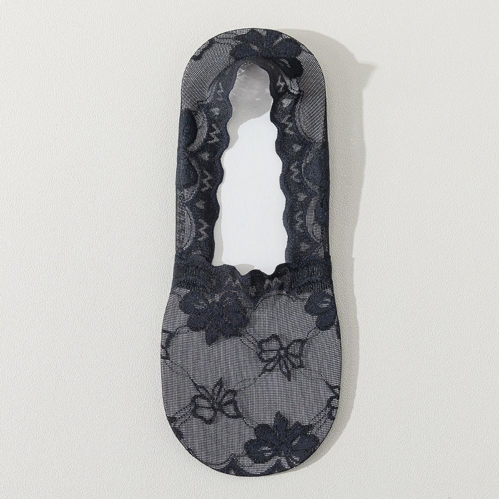 Мягкие сетчатые невидимые носки Хлопковые носки-лодочки Новые кружевные носки