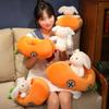 Kawaii кролик и редис автомобиль Винни Пух мягкая плюшевая игрушка подушка мультфильм аниме детские рождественские подарки
