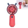 Ручной вентилятор USB зарядка портативный мини красный рог животного милый стиль работающий от батареи вентилятор для Tr