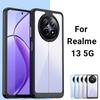 Чехол для Realme 13 5G Чехол для Realme 13 5G Funda Прозрачный ПК + ТПУ Силиконовый Ударопрочный Защитный Чехол на Заднюю Панель Телефона Для Realme 13 5G