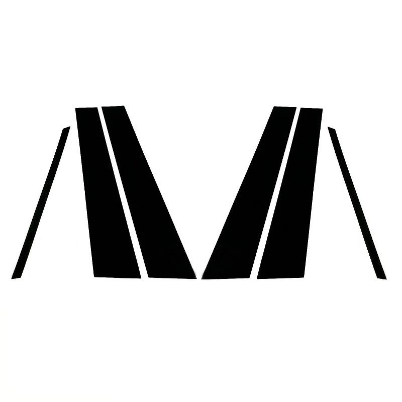 Подходит для Hyundai IX35 2018-углеродное волокно автомобильная оконная дверная колонна BC стойка крышка отделка зеркальный эффект ПК