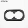 For Honda CR-V CRV  2024 2025 Carbon Fiber Rear Cup Holder Water Bottle Decoration Frame Interior Accessories Car Styling