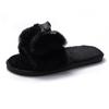Women House Slippers Faux Fur Fashion Warm Shoes Woman Slip On Flats Female Slides Black Pink Cozy Home Furry Slippers