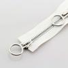 5# 70/90cm Double Circle Sliders Metal Open Tail Auto Lock Zipper For Long Down Jacket Coat DIY Sewing Handcraft Accessories