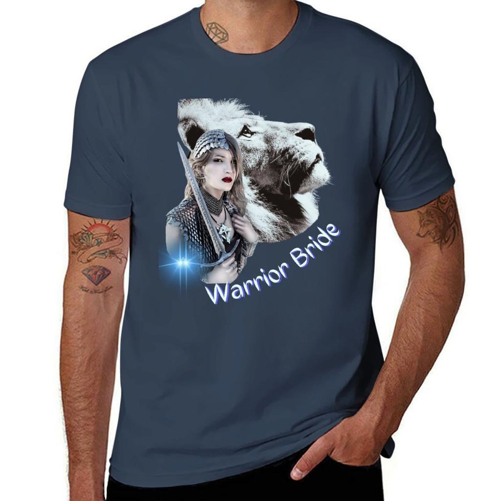 Warrior Bride Nordic TShirt Simple Line Art Print Tee TShirt
