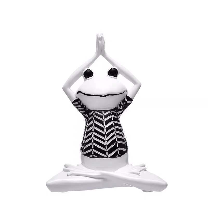 Nordic Yoga Frog Office Home Мягкие украшения Винный шкафчик ТВ-тумба Креативные подарочные безделушки
