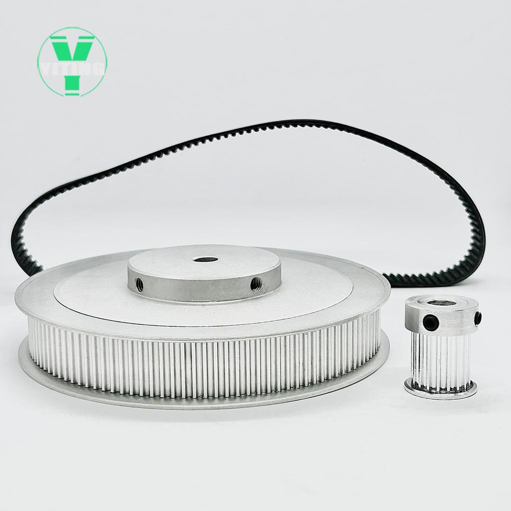 HTD3M Kit 20T 120T Timing Pulley Belt Set Belt Width 10mm Bore 4~15mm Reduction 6:1 Deceleration 3M Pulley Kit Synchronous Wheel