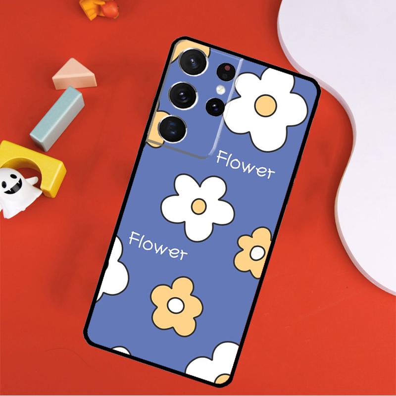 Цветной милый маленький цветочный чехол для телефона для Samsung Galaxy S25 Ultra S24 Ultra S9 S10 S20 S21 S22 S24 Plus S23 FE