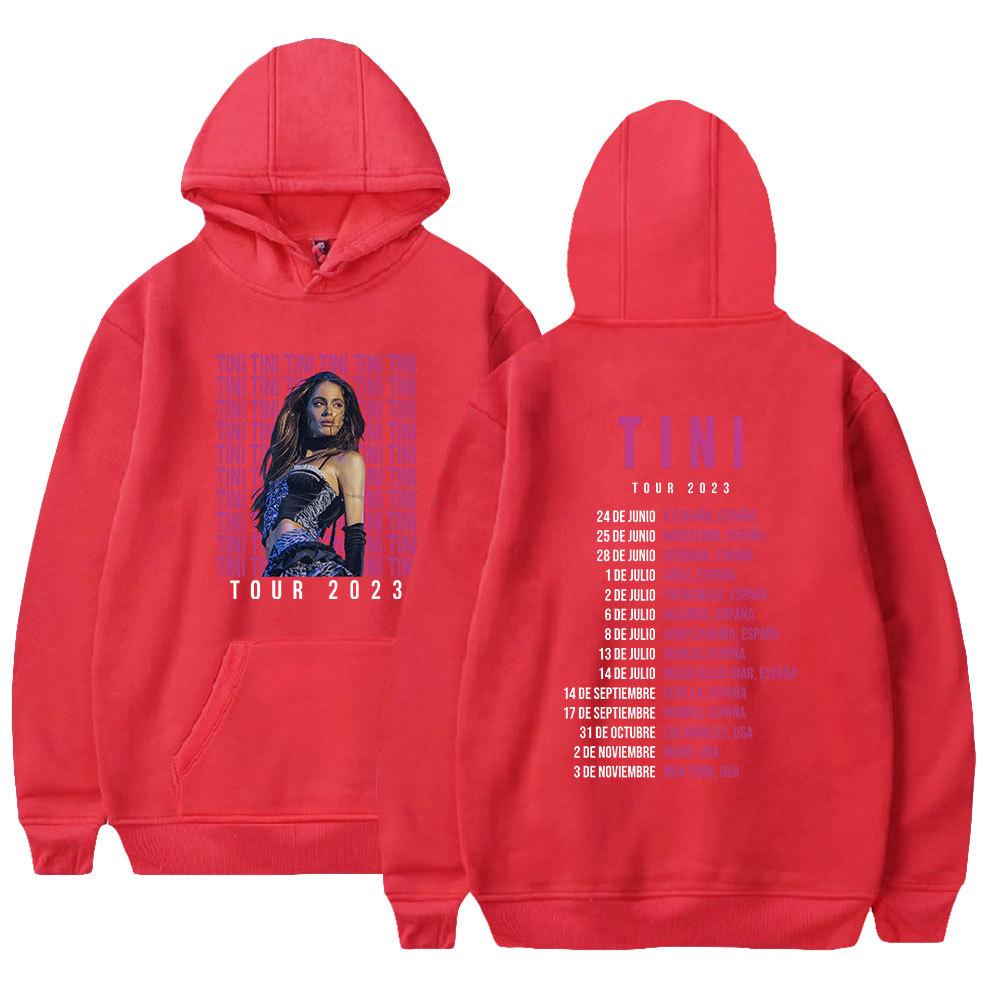 Tini Stoessel толстовка с капюшоном с буквенным принтом для женщин и мужчин толстовка с капюшоном Tie Dye рубашка крутая унисекс с капюшоном