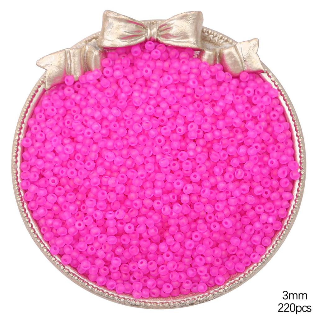 Высококачественные матовые стеклянные бусины-бисер разных цветов для изготовления украшений своими руками