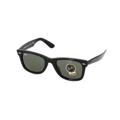 RayBan Traveler Черная квадратная оправа Зеленые линзы Квадратные солнцезащитные очки Унисекс