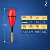 Groupe Slip Drift Tube Fluctuate Light Stick Floats Indicator Ice Fishing Lure Float Floats Bobbers