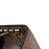 Used Michael Kors 6 key holders MK logo FultonKey holder  pink/gold leather/metal Women