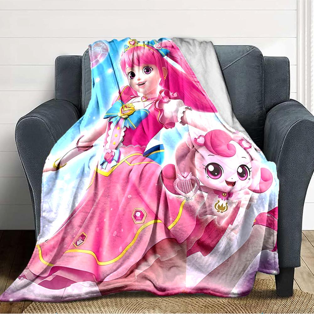 1pc Catch Teenieping Magic Sweethear (6) Blanket, Gift, for Men and Women, Soft Blanket, Good for Sofa Bed Couch Travel, Lightweight Flannel Blanket