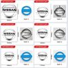 Автомобильная передняя решетка задний значок багажника логотип наклейка значок рулевого колеса Для Nissan Juke Leaf Micra Altima Maxima Patrol Sentra Teana