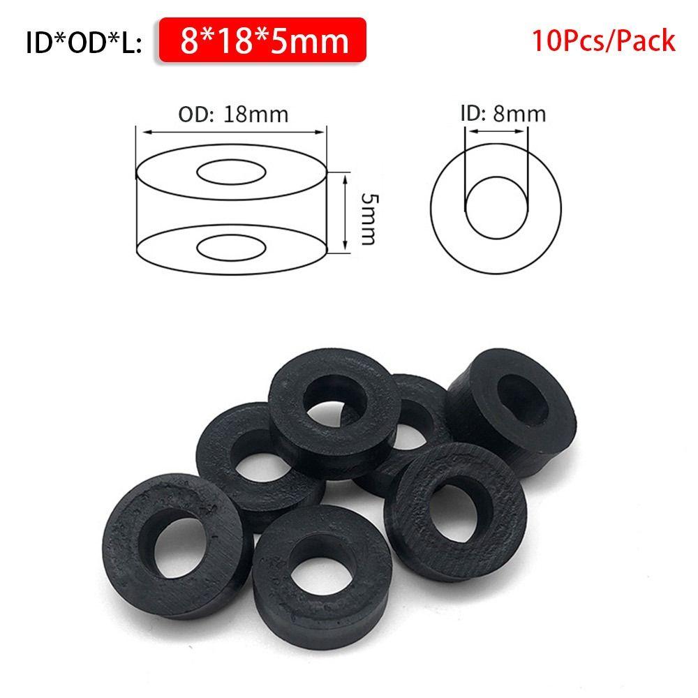 10Pcs/Pack PCB Board Support ABS Spacer Non-Threaded Nylon Washer New Hollow Standoff