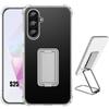 Case for Samsung Galaxy S25, Shockproof with Silver Adjustable Stand - BOOLING®