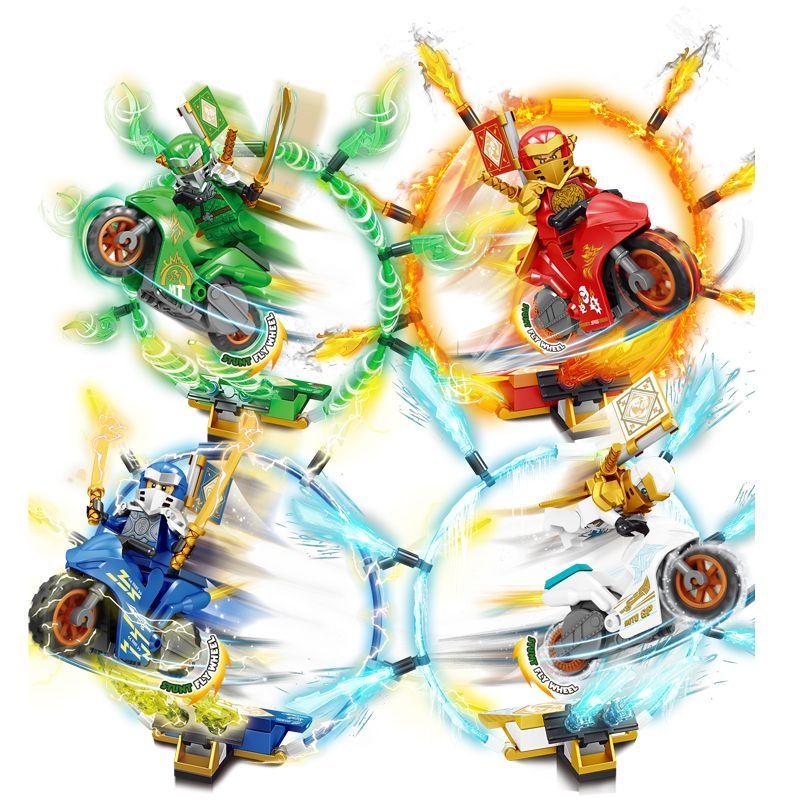 Новая серия Ninja Legacy Motorcycle Motor Cycles Kai Season 13 14 Building Blocks Classic Model Sets Bricks Kits Toys Kids Gifts
