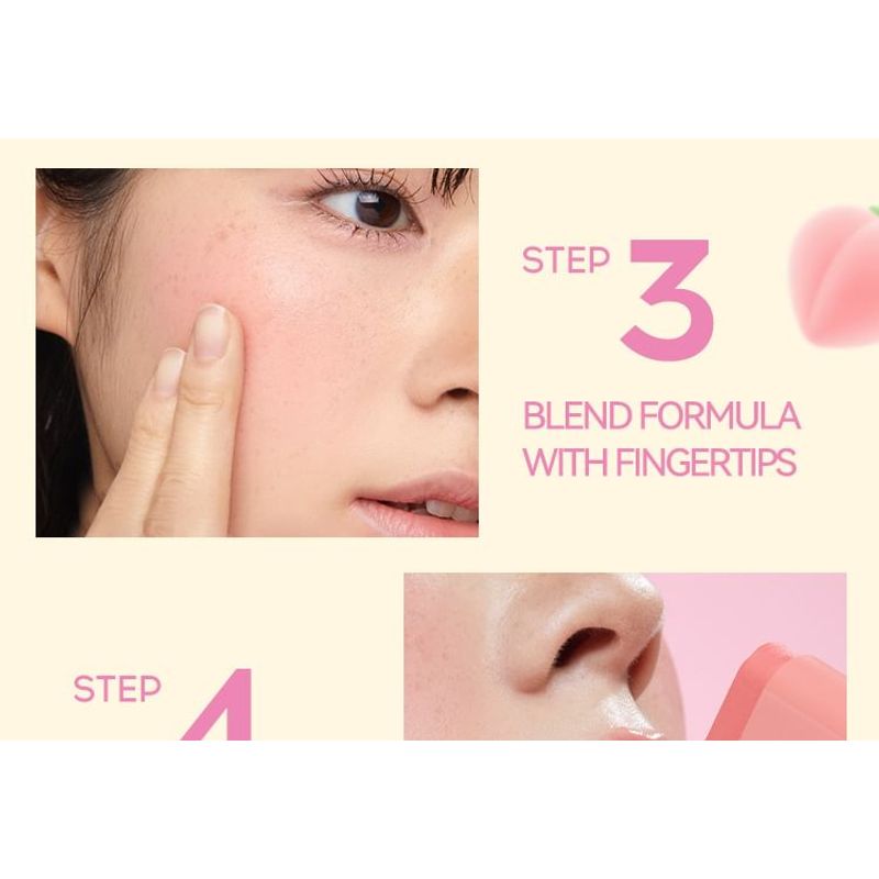 MLSMILE - Многофункциональный бальзам для щек и губ 'Росистый Фрукт' - 6 Цветов
