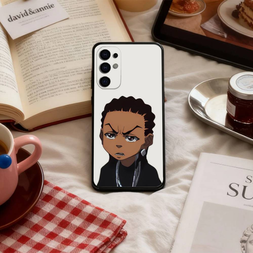 Мультяшные мальчики The B-Boondocks-es Чехол для телефона для Samsung S 25,24,23,22,30,21,10,9,Ultra,Plus,Lite,FE,4,5 G Мягкий черный чехол