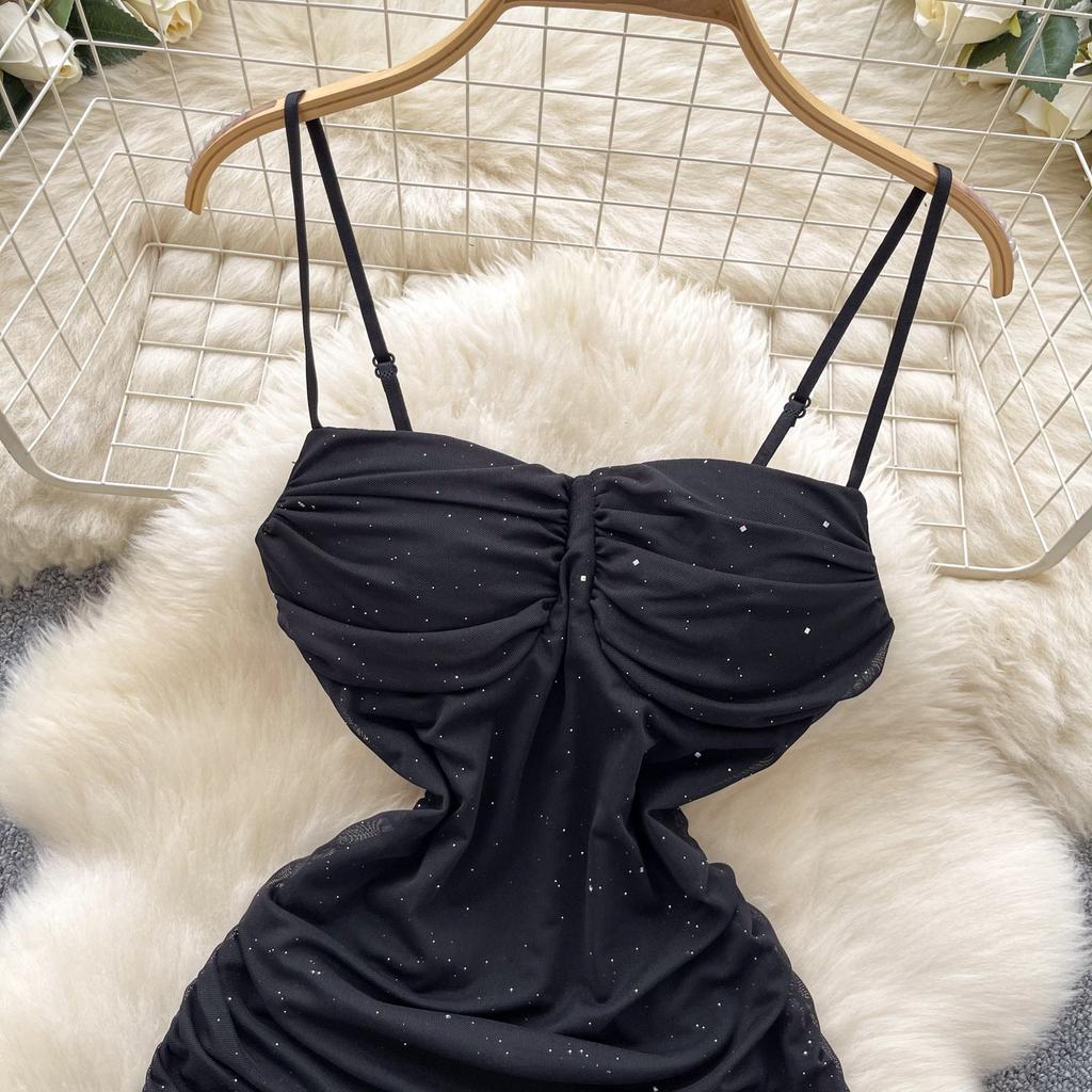 Летние женские сексуальные тонкие облегающие мини-короткие платья для вечеринок на тонких бретельках с открытой спиной