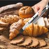 Щипцы для еды, кухонные щипцы из нержавеющей стали, силиконовый нейлон, Нескользящий зажим для приготовления пищи, зажим для барбекю, инструменты для салата, гриль, кухонные аксессуары