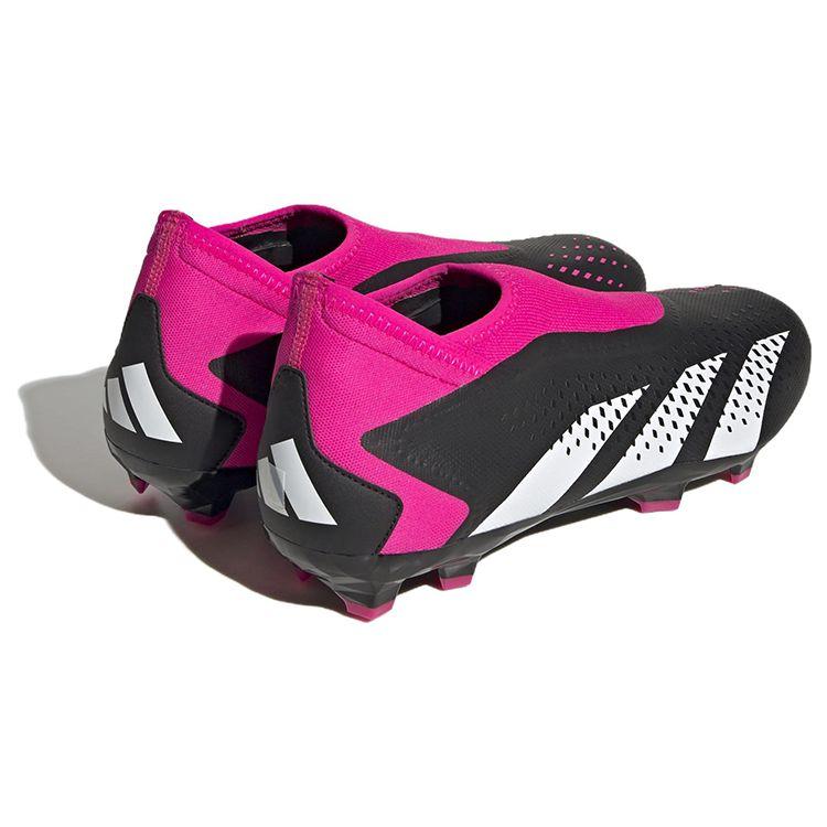 adidas Кроссовки Predator Accuracy.3 Laceless FG Own Your Football Pack Unisex, черные, облачно-белые, GW4597
