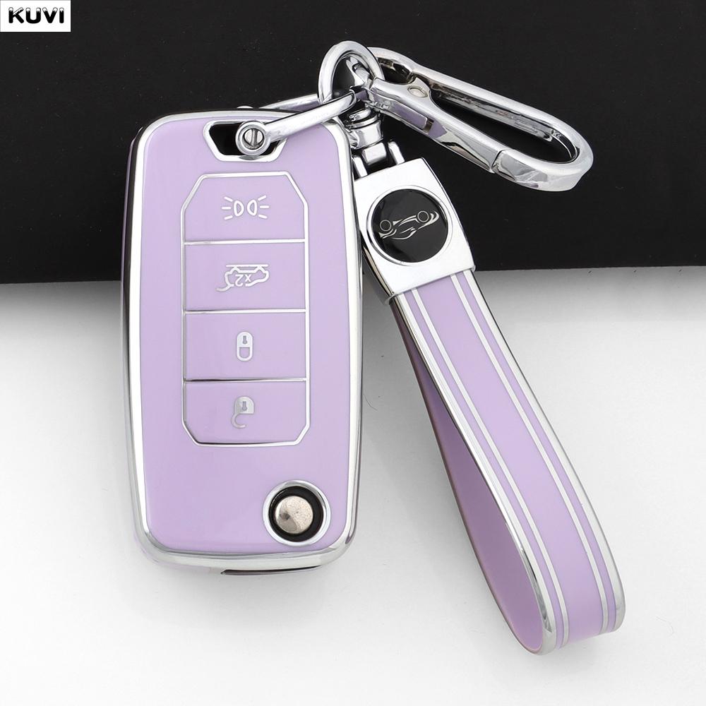 Чехол из ТПУ для автомобильного ключа для Dodge Challenger Charger Journey Для Chrysler 300C Для Jeep Cherokee Compass S Renegade Grand Commander