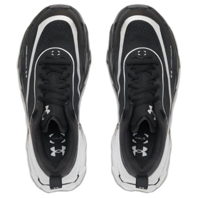 Under Armour Halo Racer Дышащие Поддерживающие Беговые Кроссовки Женские Черные Кроссовки 6007641-004