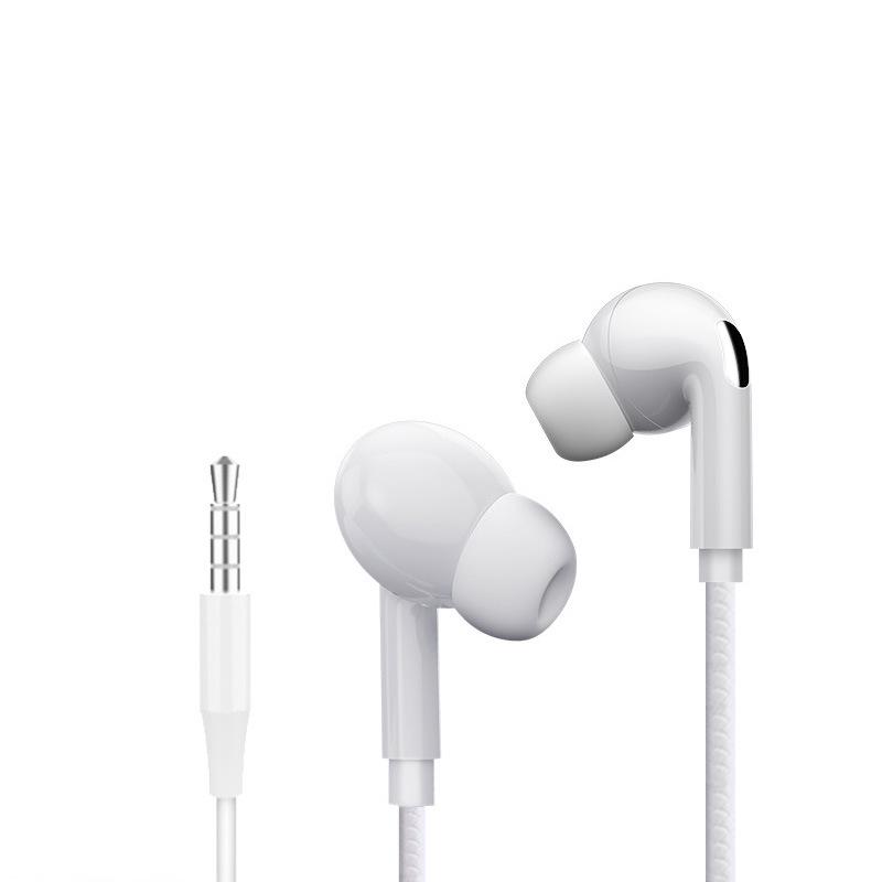 In-ear Wired Earphones with Remote Control & Microphone, Noise-Cancelling, Compatible with Android, Xiaomi, Oppo, 3m Cable, High Sensitivity