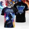 Детская футболка Star Wars с коротким рукавом, принт Рей, мультяшные повседневные топы для мальчиков