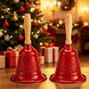 Creative Tabletop Metal Hand Bell Manual Operation Christmas Hand Bell  Holiday Decoration