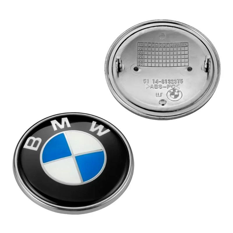 2 шт. 82 мм 74 мм Автомобильная эмблема на капот и значок на багажник для BMW E46 E90 E60 F10 F11 F20 F30 F34 F01 G20 G21 G31 G60 X1 X3 X5 X7