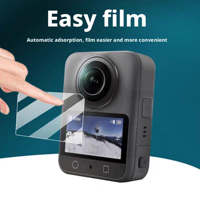 Для DJI Osmo 360 Защитная пленка для экрана HD Устойчивая к царапинам и взрывозащищенная Закаленная защитная пленка Аксессуары для панорамной камеры