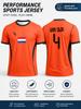 Dutch 2026 home adult sports top, moisture resistant, slim fit, lightweight, high-end sublimation technology top