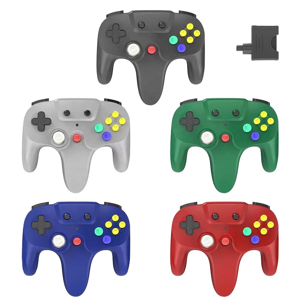 2.4G Wireless Remote Joystick Controller Game Pad Joypad for Nintendo 64 Gamepad Joypad N64 Video Console Accessories 2.4GHz