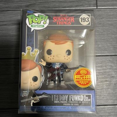 [Б/У] Чрезвычайно редкий Funko pop! Цифровые Эдди и Фредди Фанко