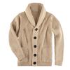 Men's Casual Single-breasted Cardigan Plus Size Cardigan Top Warm Long-sleeved Knitted Cardigan