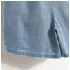 Ladies' Trousers Big Size Women's Denim Shorts Wide-legged Thin Section A Word Skirt Trousers Female Summer Thin Cover Belly Five-minute Trousers