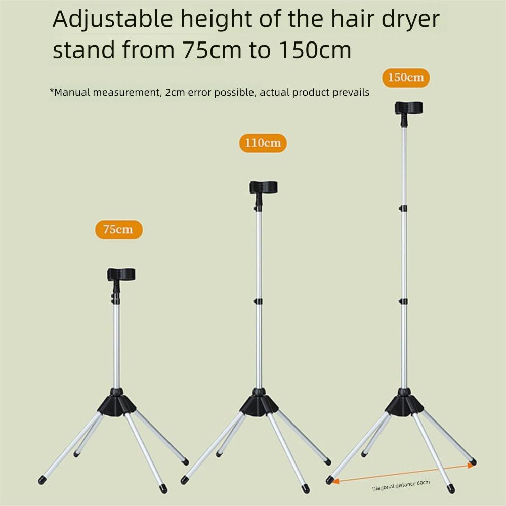 Foldable Adjustable Hair Dryer Stand Adjustable Height Blower Bracket Pet